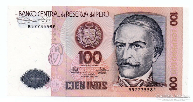 100     Intis   1987     Peru