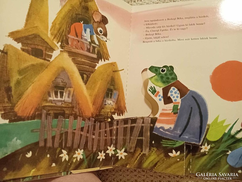 The cottage, Russian folk tale, 3D storybook