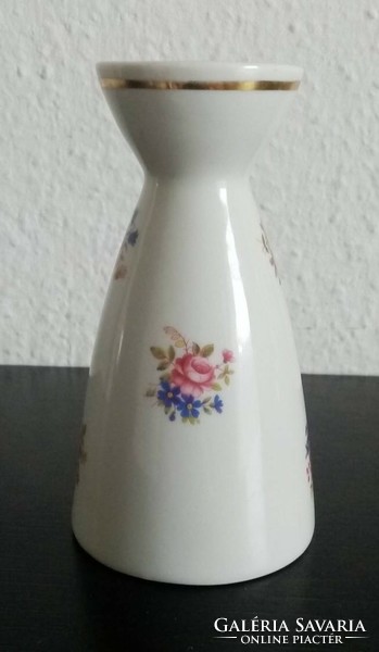 Retro. Drasche flower pattern porcelain vase for sale