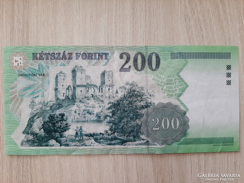 200 forint bankjegy FC sorozat 2002