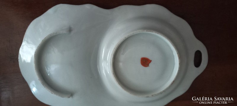 Chinese porcelain special cup bottom + biscuit bowl in one