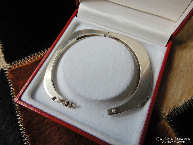 Old German Franz Scheuerle design silver bracelet