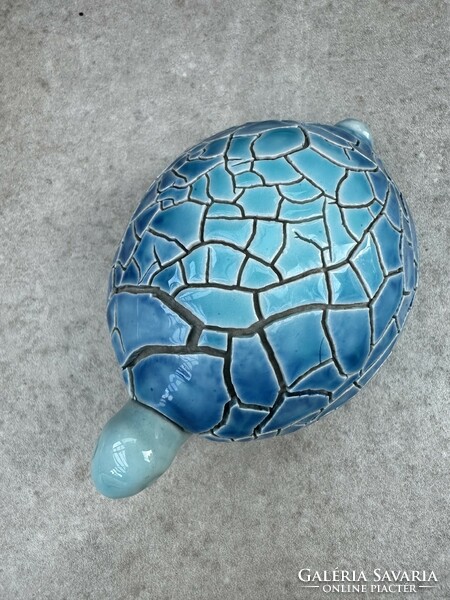 Zsolnay basic glazed turtle-Turkish János