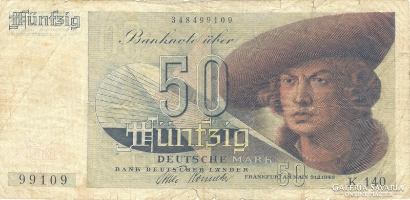 50 Mark 1948 12.09. Germany