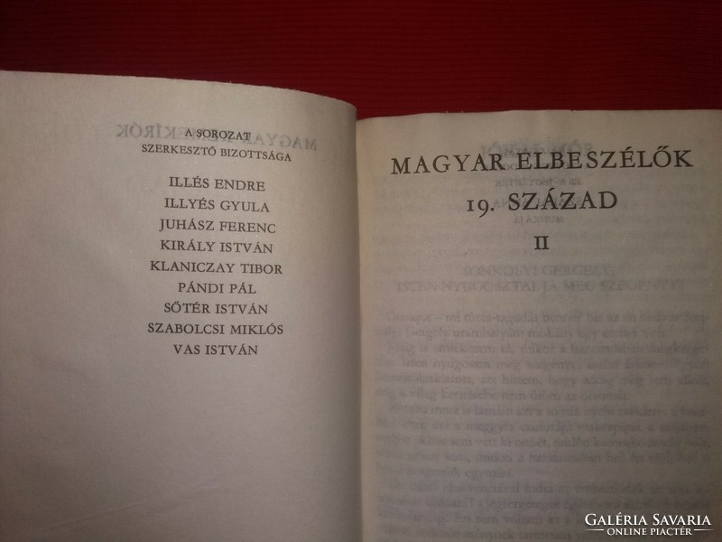 1976.Szalai Anna - Magyar elbeszélők 19. század I-II. könyv a képek szerint Szépirodalmi