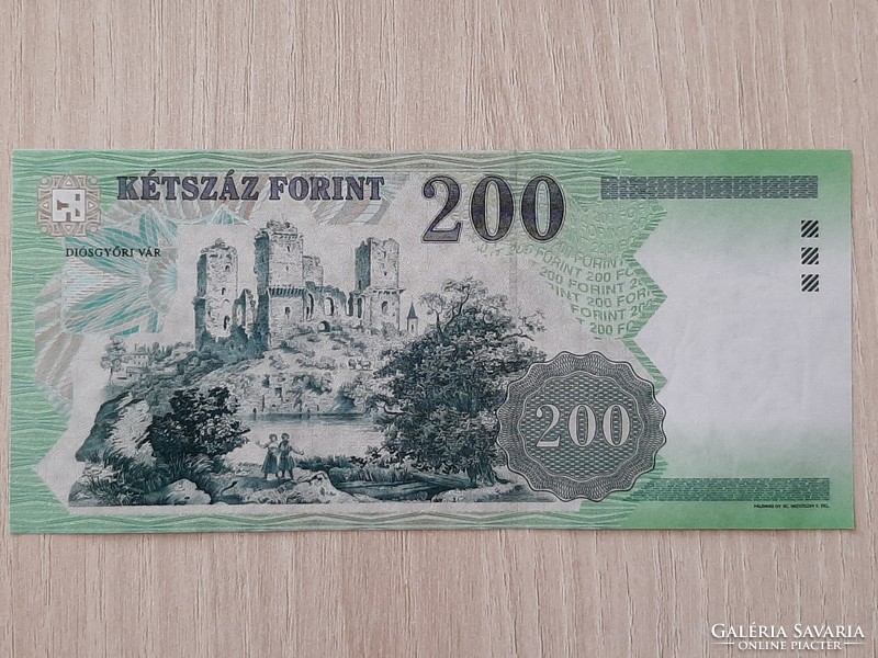 200 forint bankjegy FA sorozat 2005 UNC  ropogós bankjegy