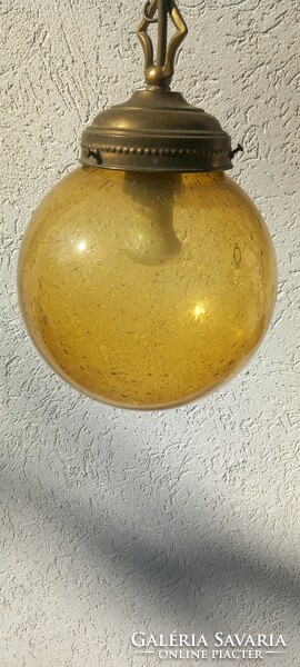 Murano wood glass carved copper lamp negotiable bauhaus design