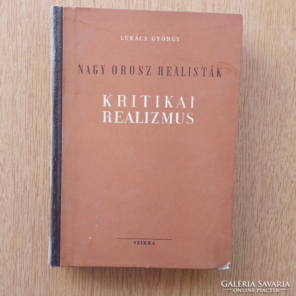 György Lukács: great Russian realists - critical realism (1951, with entry)