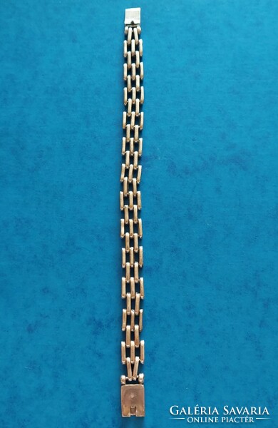 Hosszú pálcás ezüst karkötő női/férfi