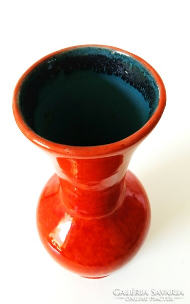 Retro, vintage, applied art ceramic vase 31 cm