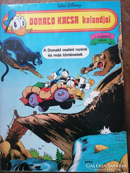 Donald kacsa kalandjai    1987. Móra Ferenc kiadó Képregény! Kitűnó állapotban
