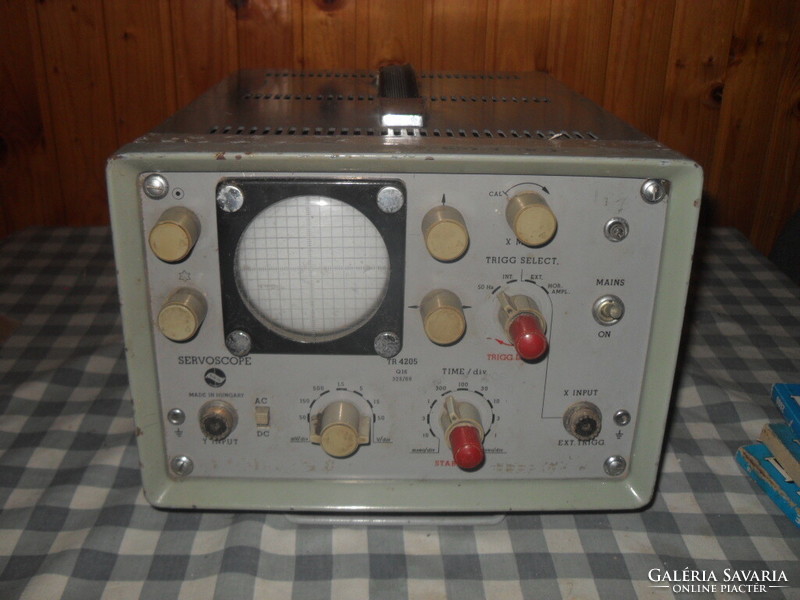 Old Hungarian oscilloscope + gift