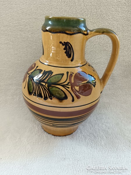 Large folk ceramic jug, köcsög_7