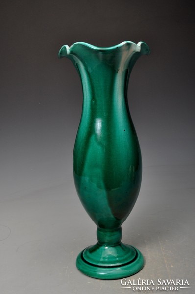 Rare art deco continuous glazed vase by Balázs Badár Jr. 