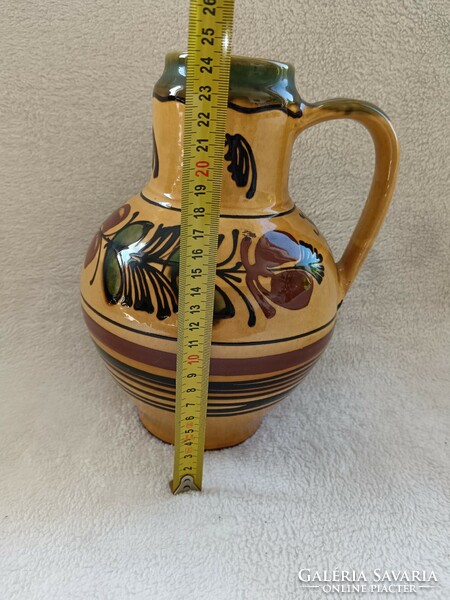 Large folk ceramic jug, köcsög_7