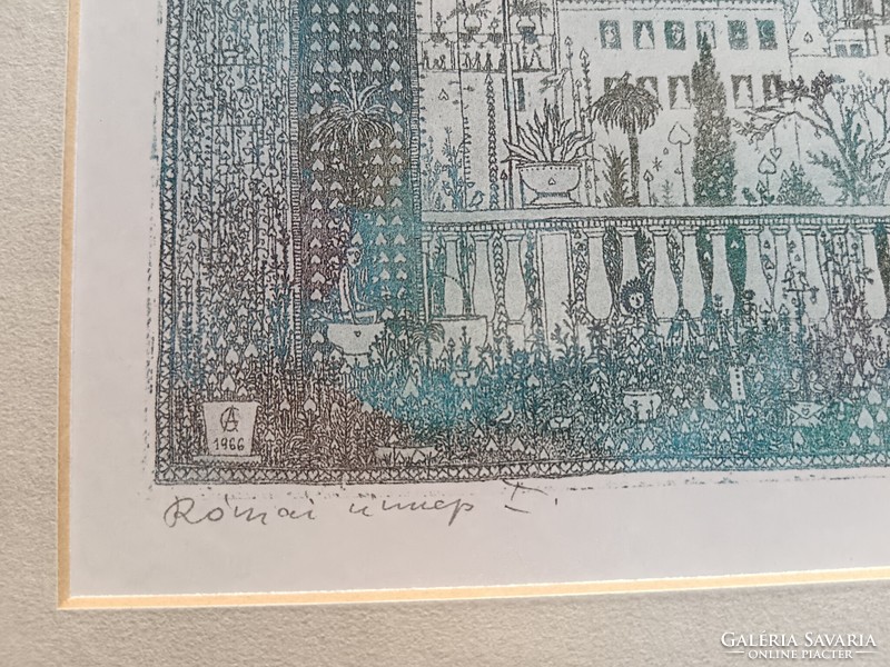 Gross arnold etching Roman holiday i.