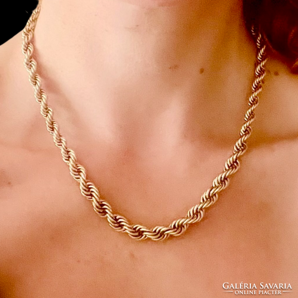 Art deco gold necklace
