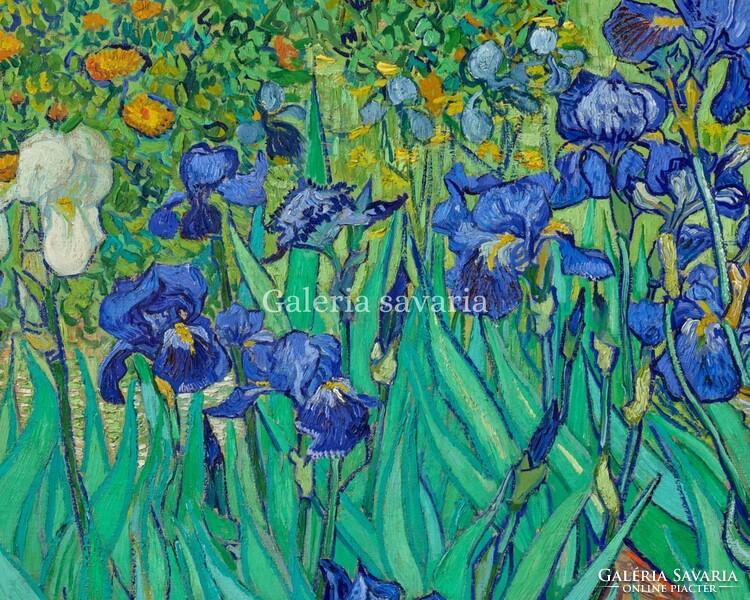 Impressionist painting, reproduction of Vincent van Gogh's work, 52 cm wide