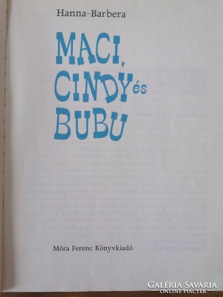 Hanna-Barbera Maci Cindi és Bubu 1986