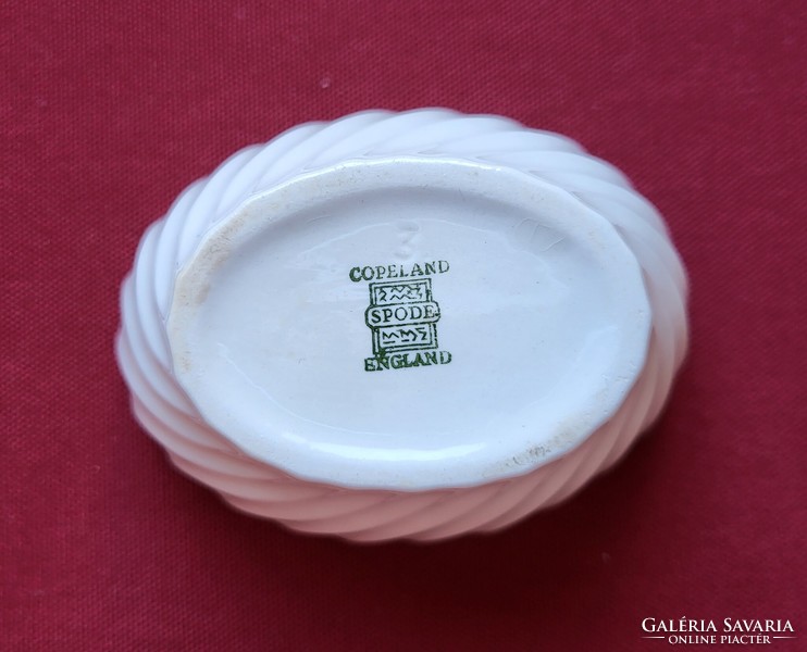 English copeland spode porcelain bowl serving table center storage