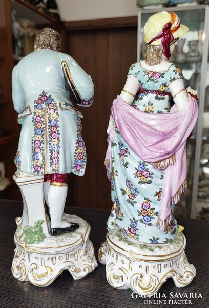 Antique rudolstadt-volkstedt figurines