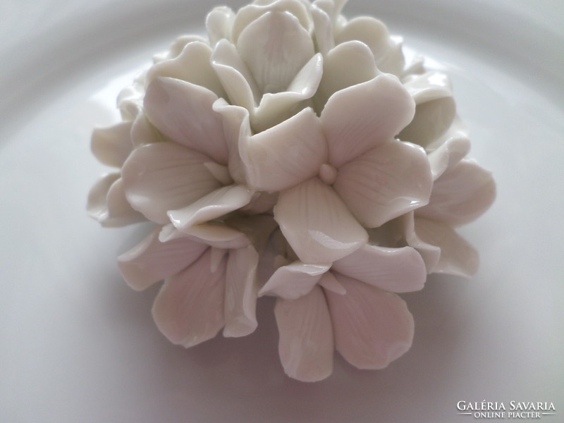 Porcelán hortenzia virág dekoráció
