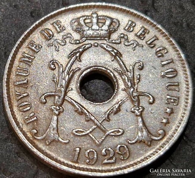 Belgium 25 centime, 1929