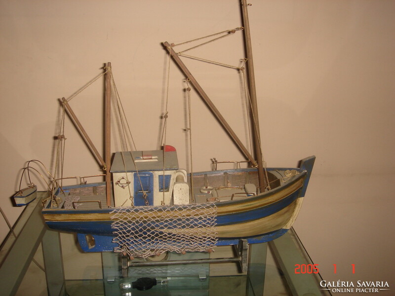 Pirate ship: old Greek fishing ship.