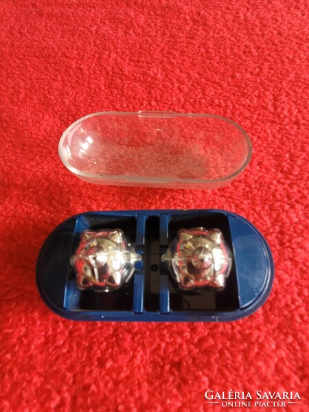 Original Rare Nickel Stress Relief Magnetic Therapy Balls