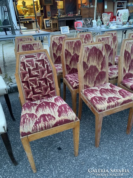 Sale!!! 12 Art Deco chairs 1920's Paris France