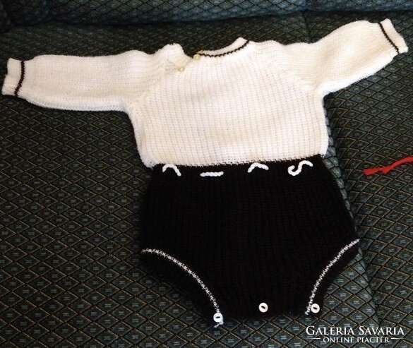2 Knitted tiny children's baby things - sold together or separately - unused baby body
