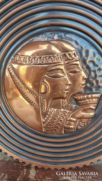 Pharaohs red copper wall plate