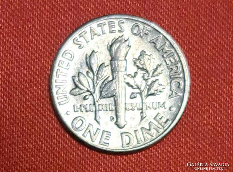 1964. Usa silver roosevelt 1 dime (759)