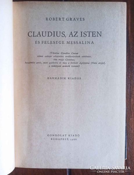 Graves, Robert: Én, Claudius + Claudius, az isten