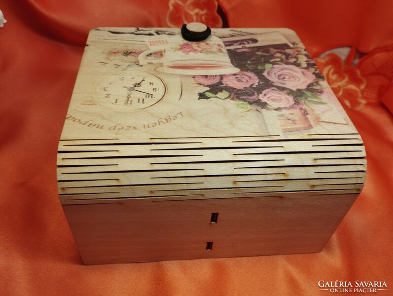 Tea house wooden tea box