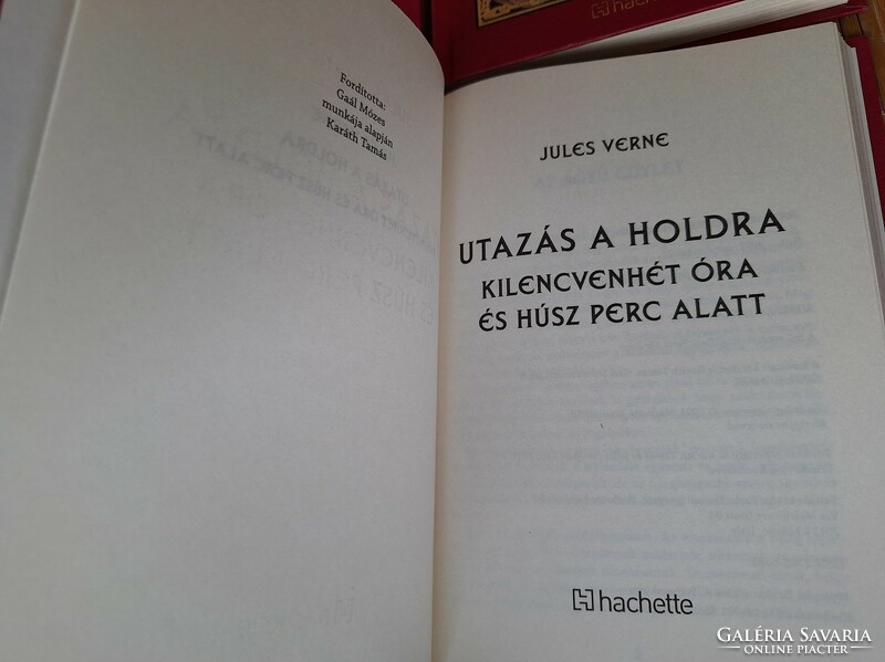 Jules Verne sorozat (Hachatte) 4 kötete egyben eladó. 8000.-Ft