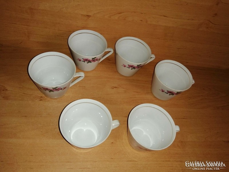 Alföldi porcelán kávés, teáscsésze 6 db egyben (po-4)