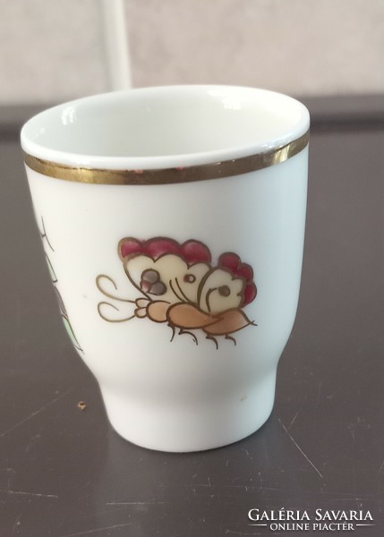 Zsolnay butterfly cup