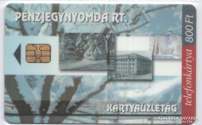Hungarian phone card 1227 2004 banknote printing sie 25,000 pcs...