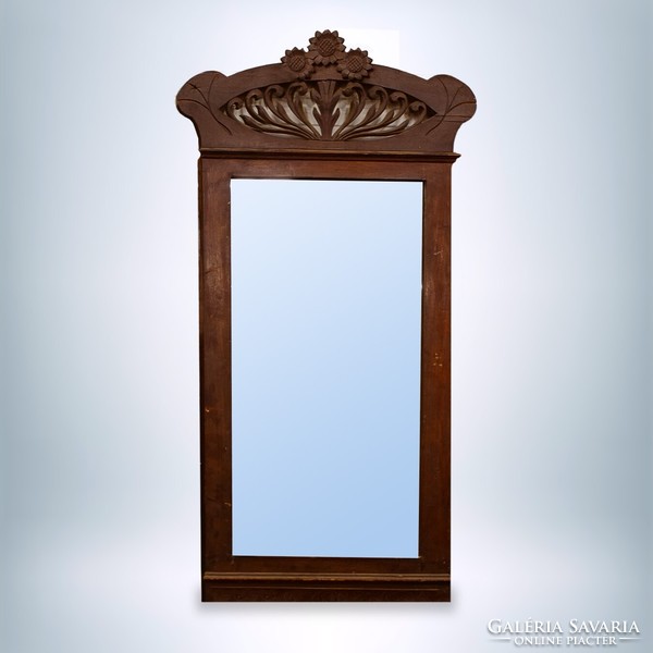 Art Nouveau standing mirror