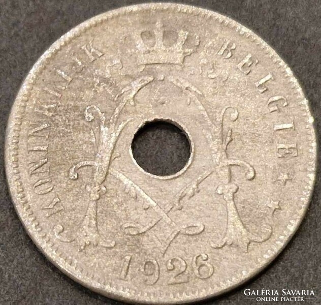 Belgium 25 centime, 1926 'KONINKRIJK BELGIË'