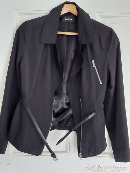 Black spring coat