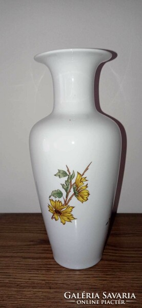 Zsolnay sunflower vase