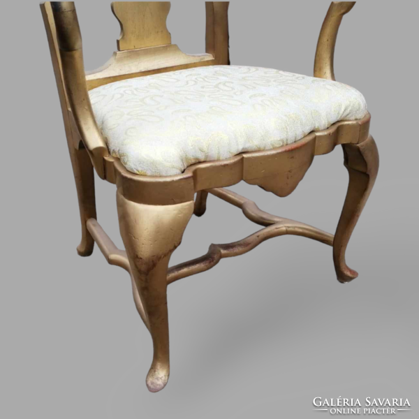 Provence neobarokk trónszék, karfás szék