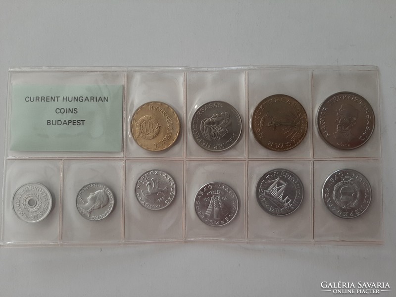 Hungarian monetary series 1989 in original case