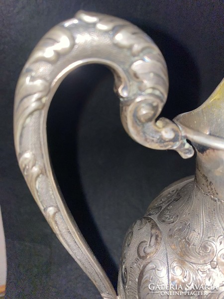 Silver jug 634 grams 31 cm Hungarian hallmark