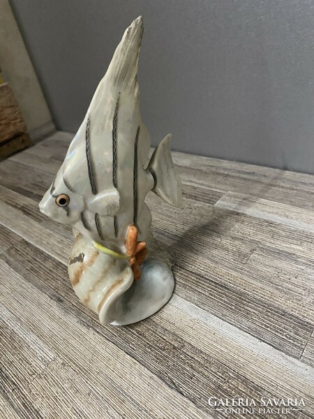 Drasche Kőbányai porcelán hal figura