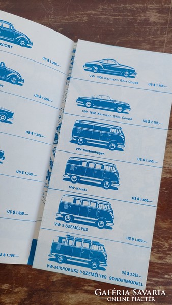 Volkswagen d. Langner export price list 1966 (100)