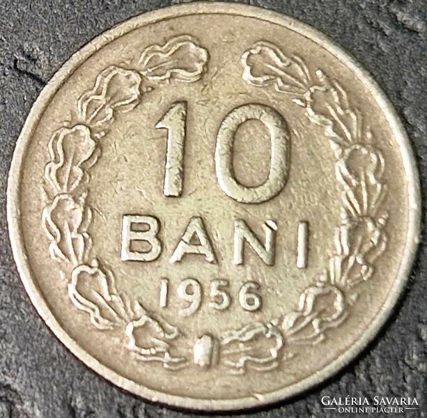 Románia 10 Bani, 1956