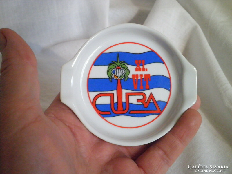 Xi. Vit. Cuba lowland porcelain ashtray